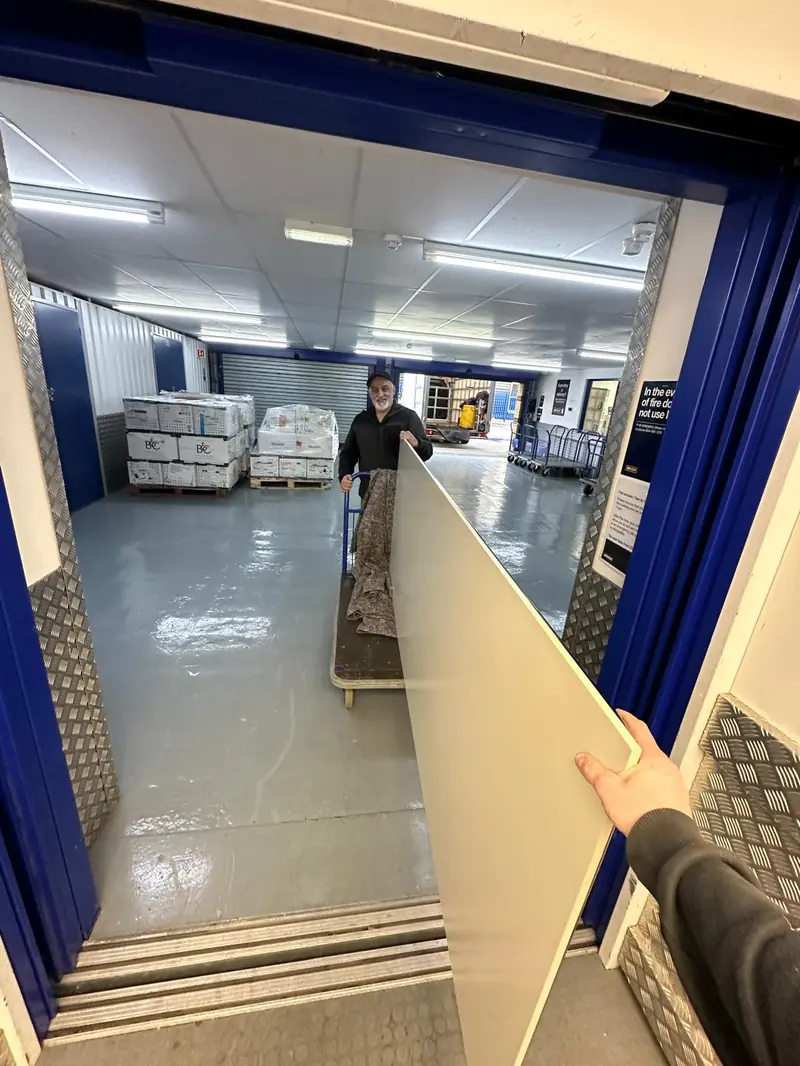 Packed storage unit organised by London Moverz